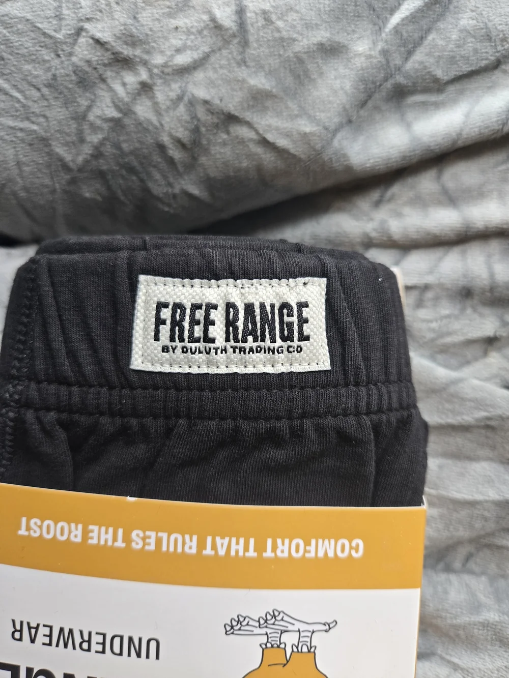 Duluth Trading Co Black Free Range Boxer Briefs XL